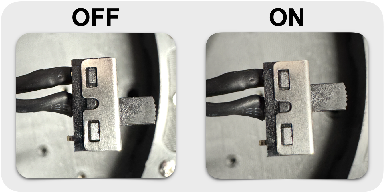 Robot power switch